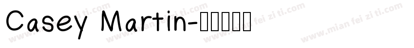 Casey Martin字体转换